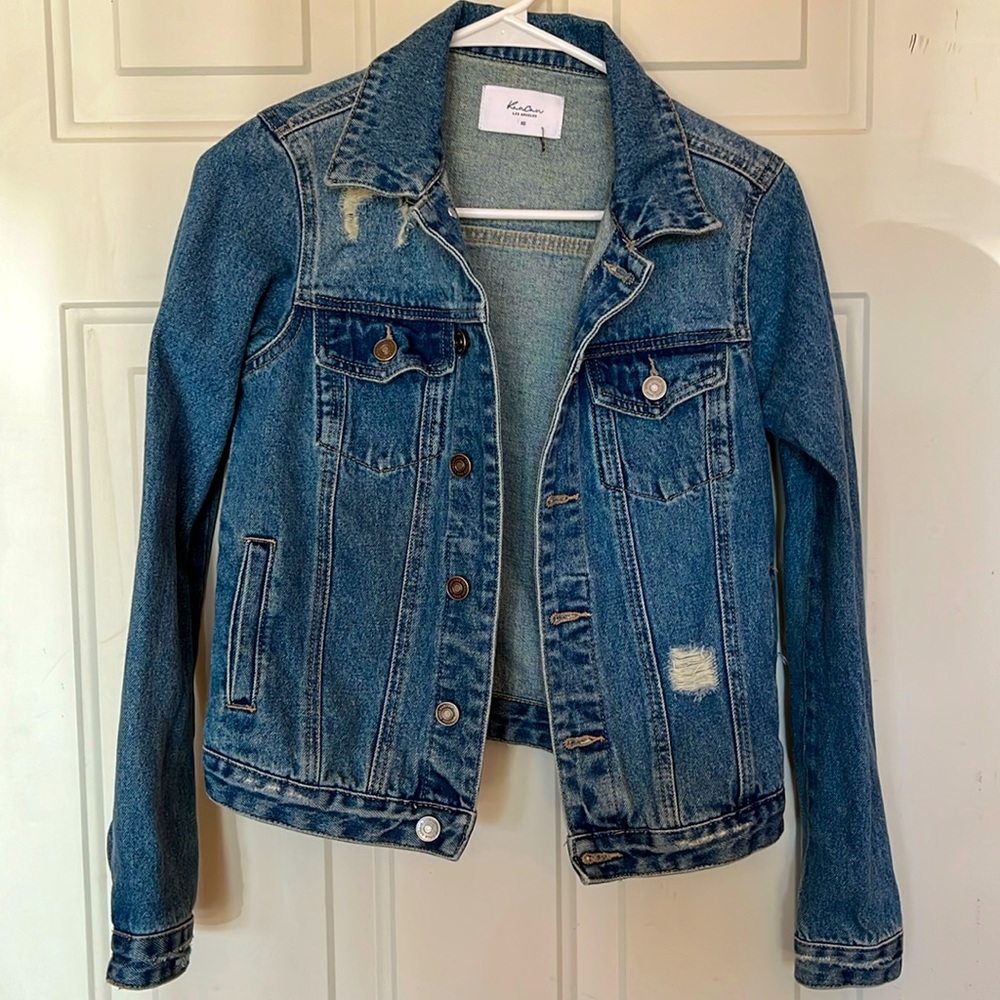 Blue Jean Jacket cropped❤️